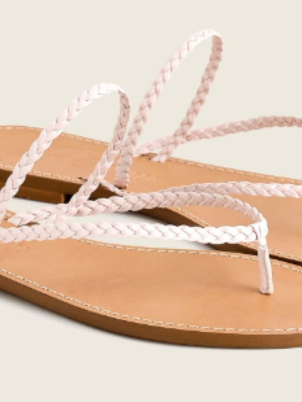 J.Crew Capri Braided Strap Flip-Flops – Size 9.5 -MF0312
